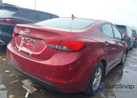 2014 Hyundai Elantra Se z USA, uszkodzony, nr VIN 5NPDH4AE0EH546321